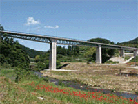 PC Composite Truss Bridge