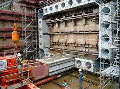 Pushing-in of Prestressed Concrete Girders