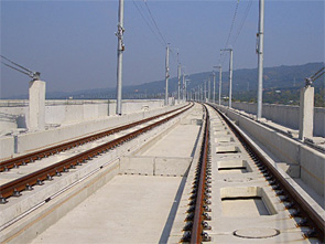 Slabs of Taiwan High Speed Railway