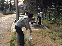 靭公園清掃活動