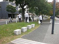 ボランティア活動（当社施工の４橋と周辺歩道及び公園の美化活動）