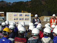 大沢第１橋外上部工工事　現場見学会