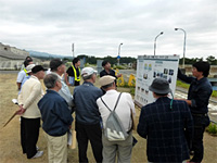 徳田橋下部工（その２）工事　現場見学会