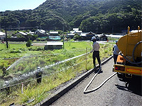 江田川橋上部工事 消火活動協力